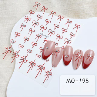 สติ๊กเกอร์ลายโบว์ งานมินิมอล หลายสไตล์ หลายโทนสีให้เลือก