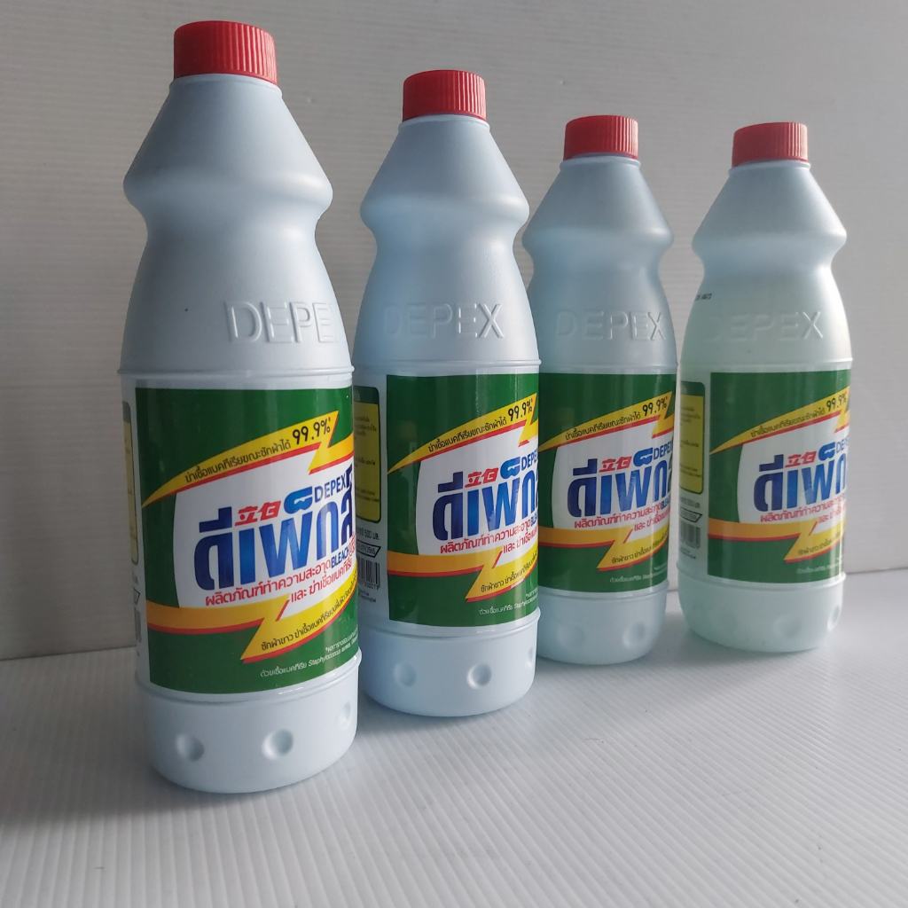 Depex ดีเพ็กส์ น้ำยาซักผ้าขาวและขจัดคราบฝั่งลึก ขนาด 500 มล.ราคาต่อขวด - รูปที่ 3
