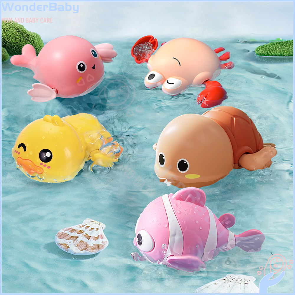 WONDERBABY ของเล่นเป็ด เป็ดลอยน้ํา เล่นในน้ำได้  ของเล่นน้ํา เป็ดของเล่น น่ารักสุดๆ  ของเล่นอาบน้เด็ก