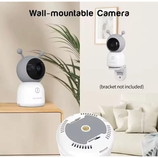Smart WiFi Baby Monitors 5.0 นิ้ว 1080p HD NightVision Remote Pan Tilt Zoom 2-Way Talk FreeSmart โทรศัพท์ App จอภาพเด็ก
