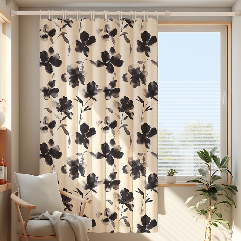 1pcs 1.8*2.25m ผ้าม่านกันแสง100% ผ้าหนา Premuim Curtain Uv block ผ้าม่านกันuv ไม่มีรอยต่อ