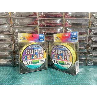 สายพีอี PE ถัก 8 เต็มคำ SUPER PE ซุปเปอร์พีอี ค่ายเต็มคำ