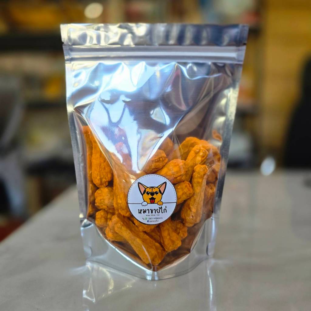 มันชี่น่องไก่ สำหรับสุนัขแทะเล่น ขนมขัดฟันสุนัข