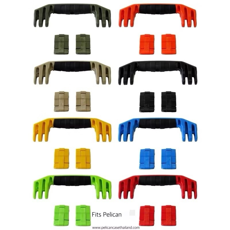 Pelican มือจับเเละตัวล๊อค / Handle + Latches for Pelican 1450,1500,1525Air,1535Air