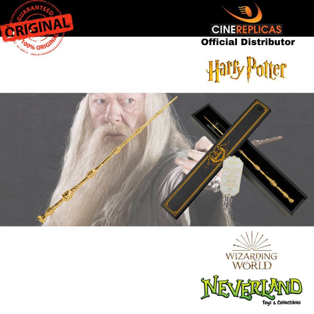 (Cinereplicas) Harry Potter Dumbledore Golden Wand Limited Edition #10,000 Prestige Collection