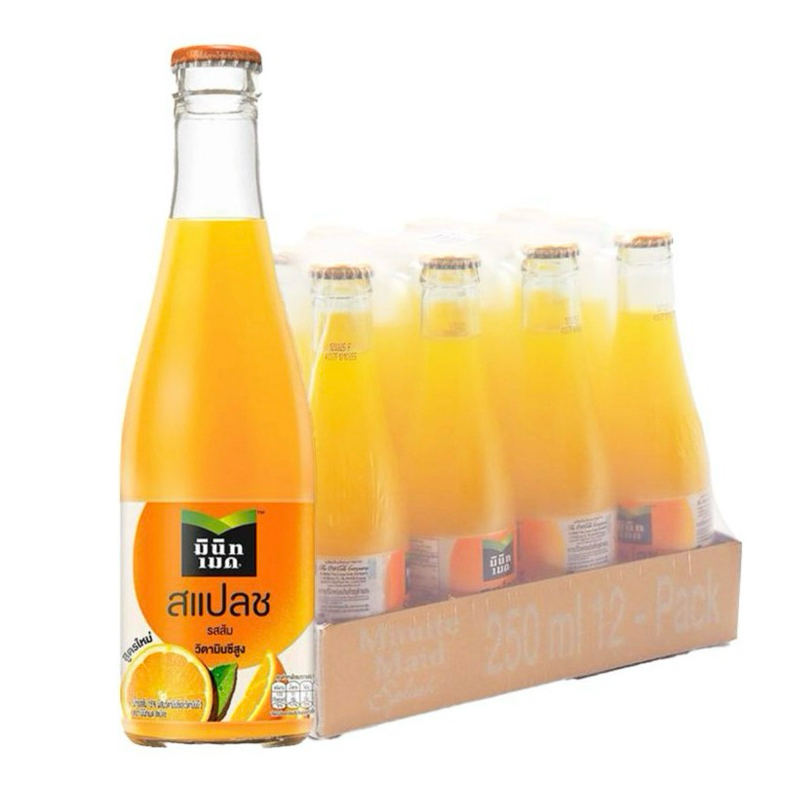 มินิทเมดสแปลชน้ำส้ม15%250มล.x12