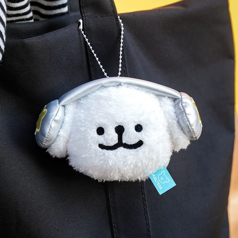 (Preorder) (โค้ดลด 30%) พวงกุญแจตุ๊กตา Maltese 10 cm ตุ๊กตาหมามอลทีสคู่รัก วาเลนไทน์