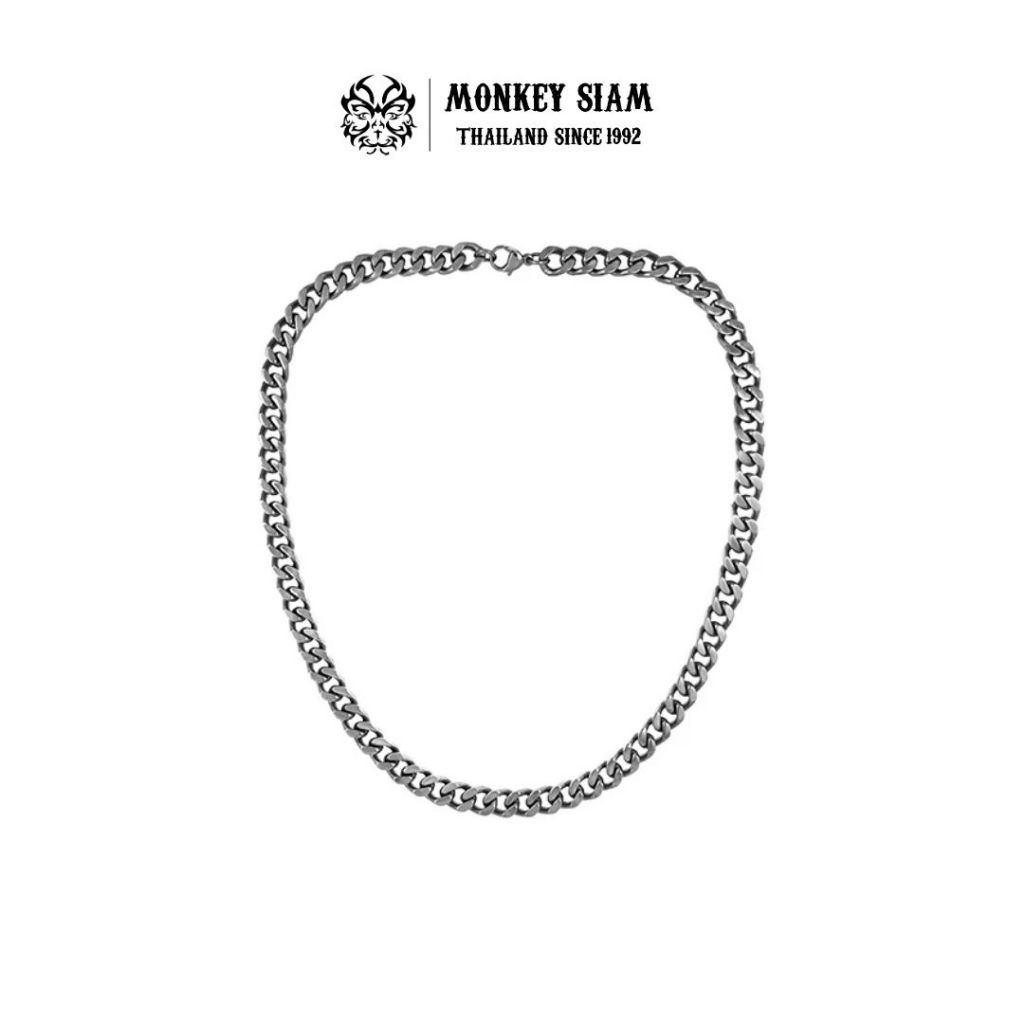 Monkey Siam | Chain necklace - สร้อยสแตนเลส 304 สร้อยคอโซ่ แนวสตรีท ไม่ลอก ไม่ดำ เครื่องประดับแฟชั่น