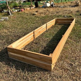 กระบะปลูกผักสวนครัวไม้เนื้อแข็ง ปลอดสารพิษ ส่งแบบประกอบพร้อม…