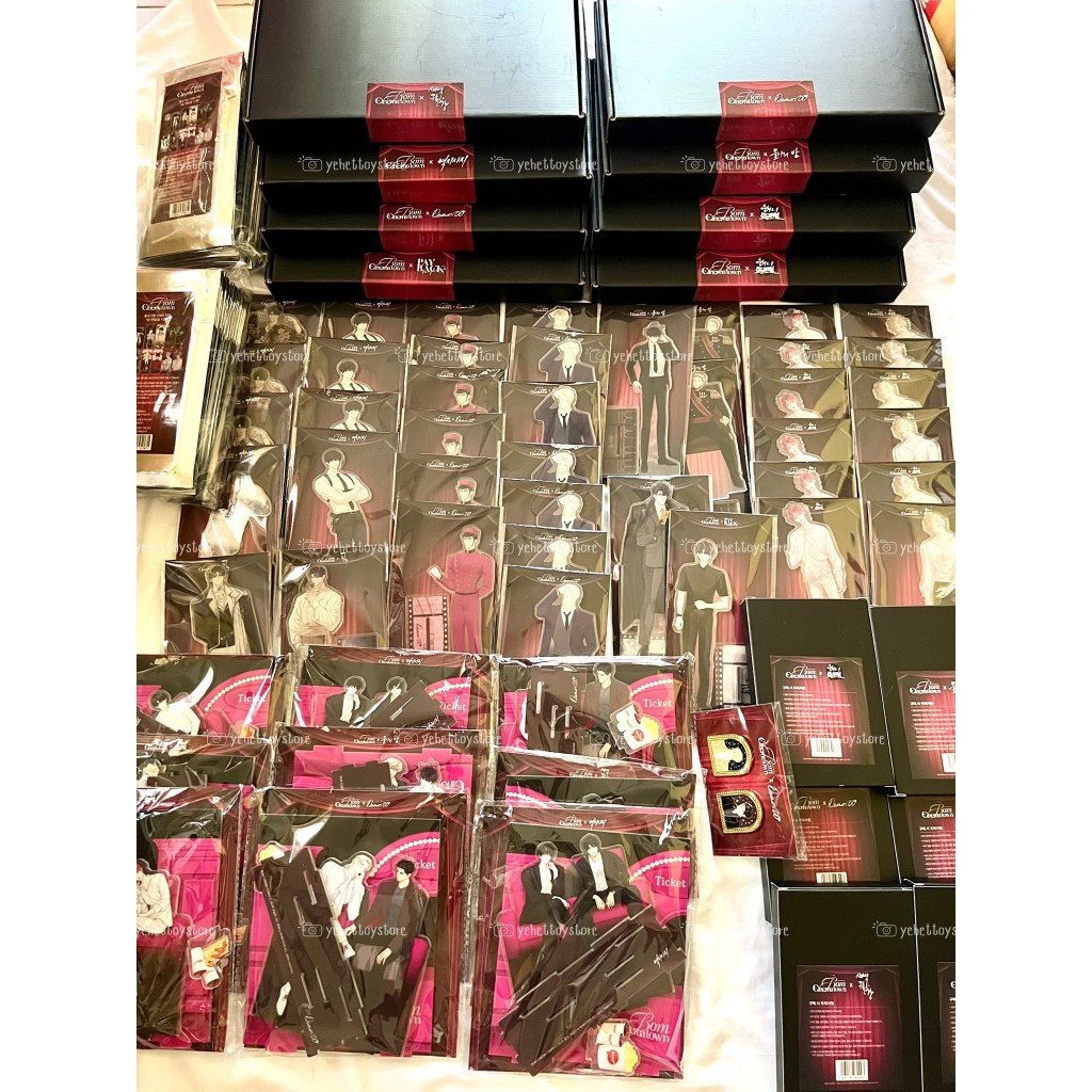 *พร้อมส่ง* สินค้าหิ้วคาเฟ่ อคริลิคคริสตรัล BOMTOON Cinema Town MD