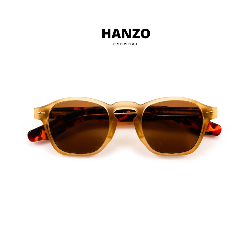 แว่นตากันแดด สไตล์วินเทจ แว่นกันแดดUV400 แบรนด์ Canaan รุ่น 5291 (มีบริการตัดเลนส์สายตา)