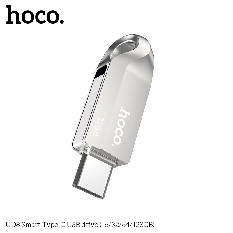 แฟลชไดรฟ์ 2in1 หัวแบบ Type-C และ USB ความเร็ว 3.0 จัดเก็บรูปภาพ/วีดีโอ/เพลง HOCO UD8