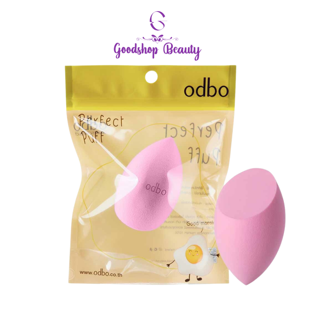 odbo Perfect Puff Beauty Tool OD8-111 ฟองน้ำรูปไข่ โอดีบีโอ ฟองน้ำแต่งหน้า เบลนด์เมคอัพ