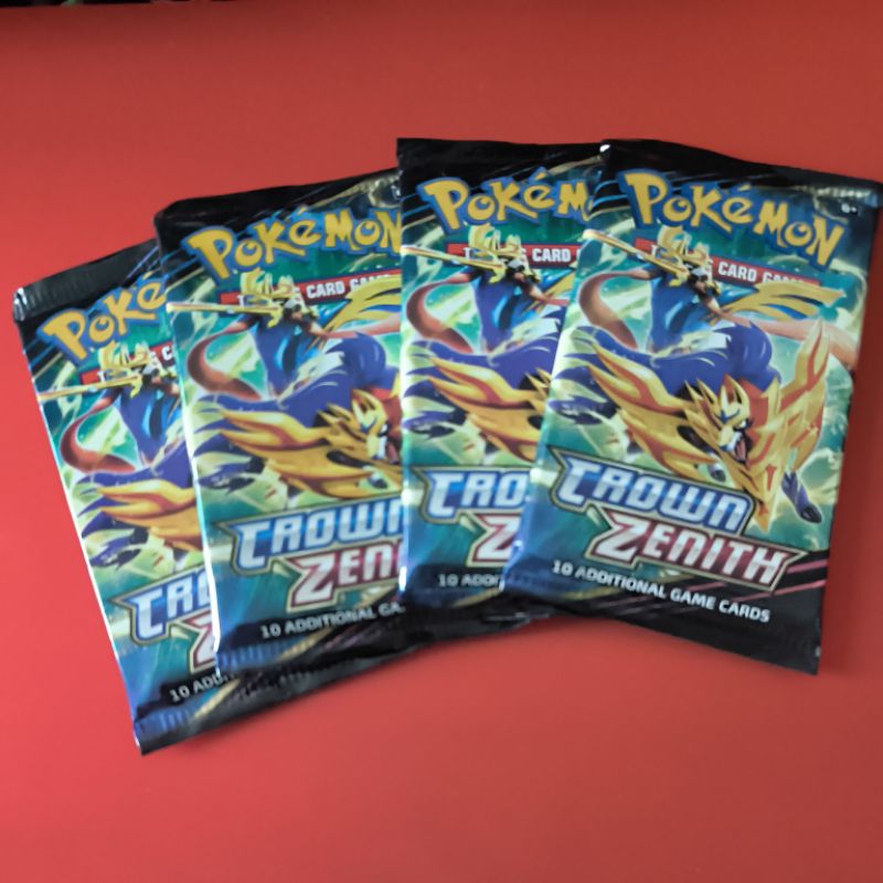 [Pokemon] Crown Zenith Booster Pack แยกซอง (การ์ดภาษาอังกฤษ)