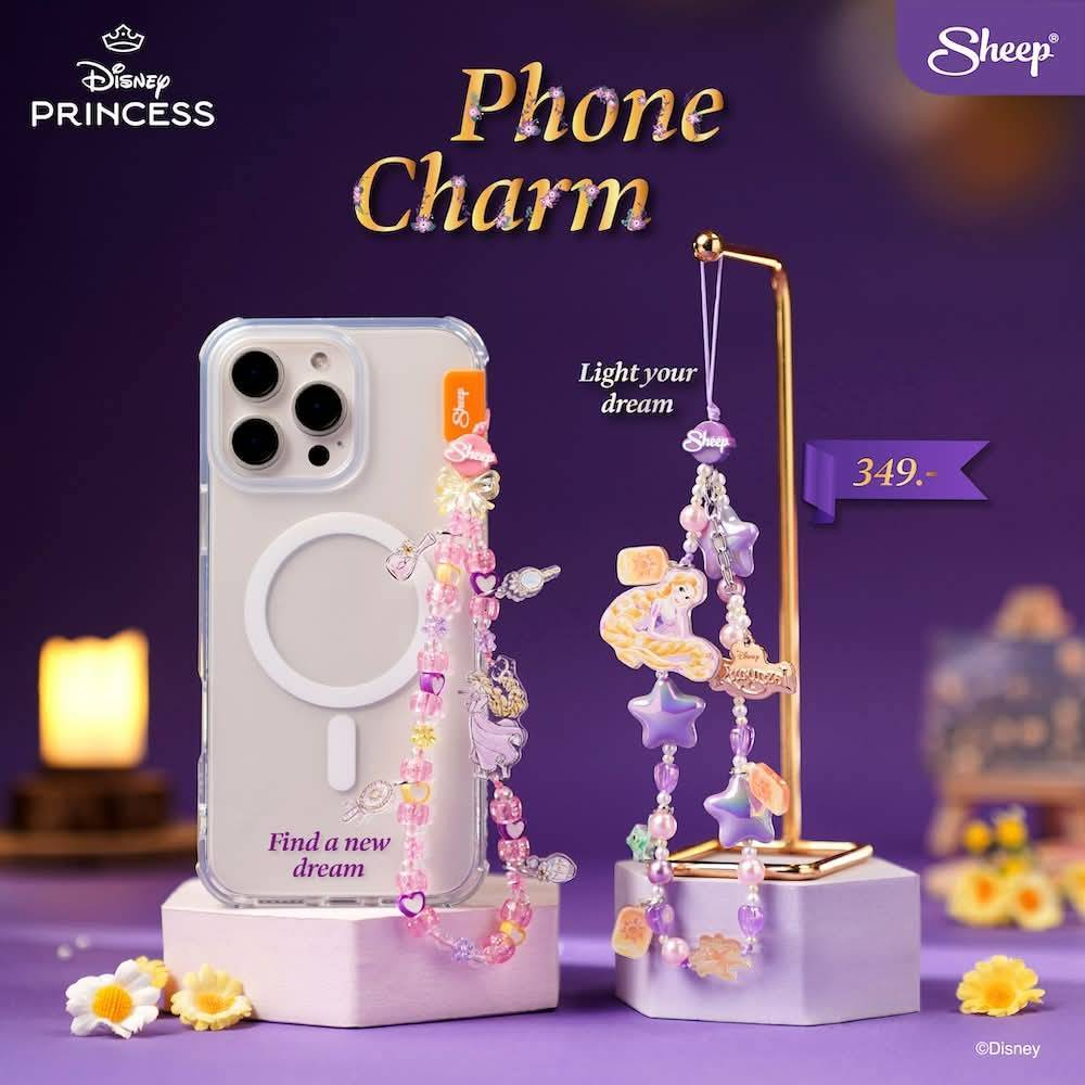Sheep Strap Phone Charm - Rapunzel Collection สายคล้องมือถือ (ลิขสิทธิ์แท้)