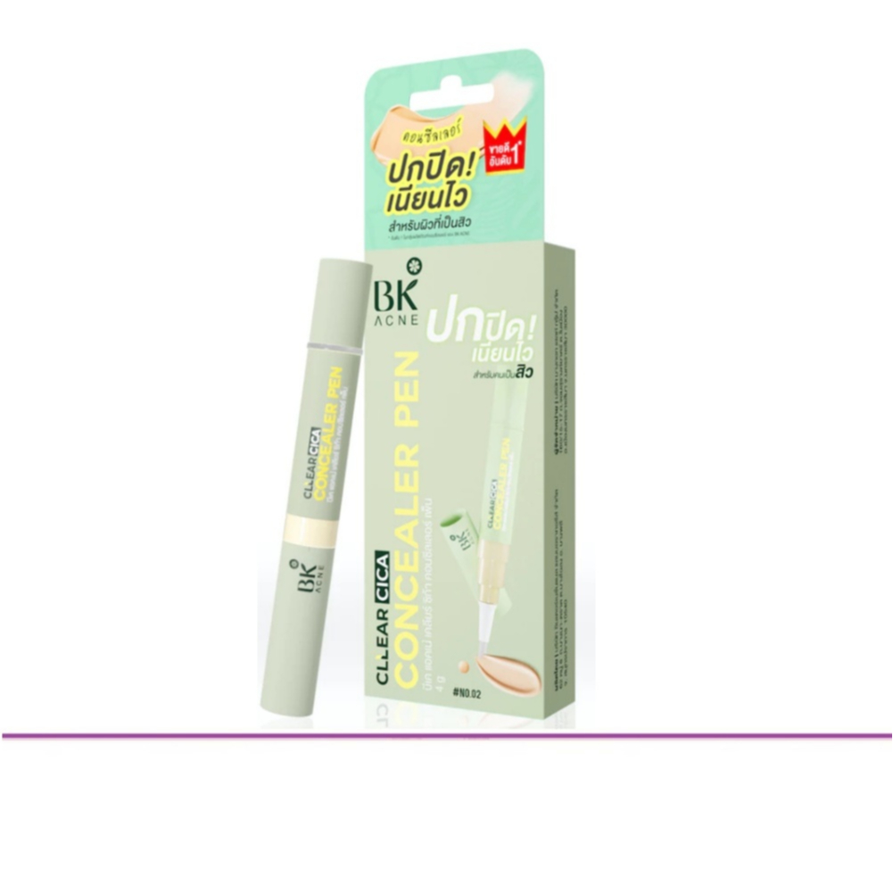 (แท้) BK Retouch Acne Concealer Pen 4g บีเค รีทัช แอคเน่ คอนซีลเลอร์ลดสิว ปากกา