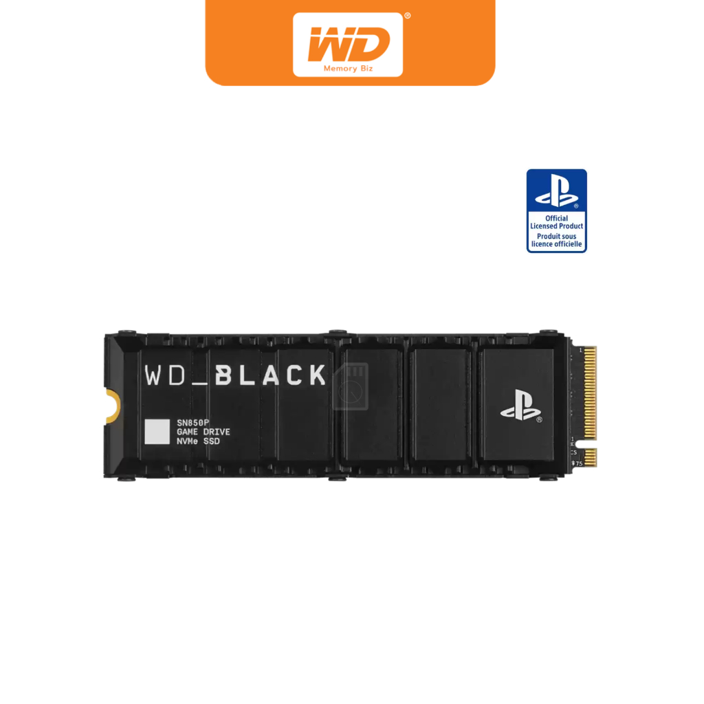 WD SSD Black SN850P 2TB M.2 2280NVMe Pcle 4x4 R 7300 : W 6600 *Heatsink* (WDBBYV0020BNC-WRSN) 5Y