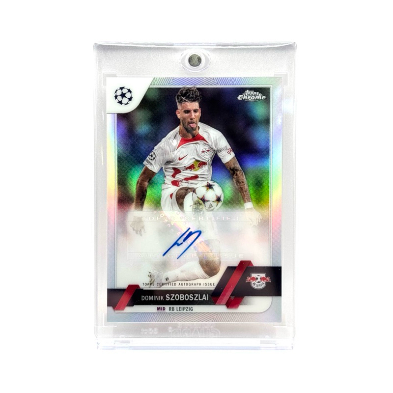 Topps Chrome UCC 22/23 Dominik Szoboszlai RB Leipzig Chrome Autograph