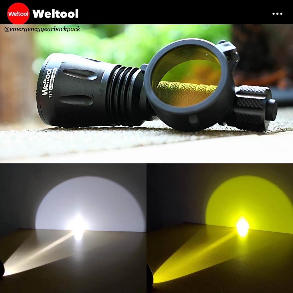 Weltool T11 Focused Long Throw Searchlight 743 Lumens 680M