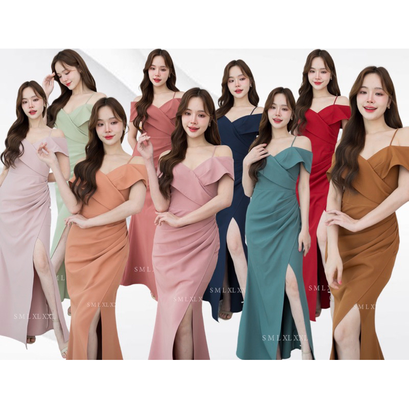 เดรสยาวพรางต้นเเขน 311
