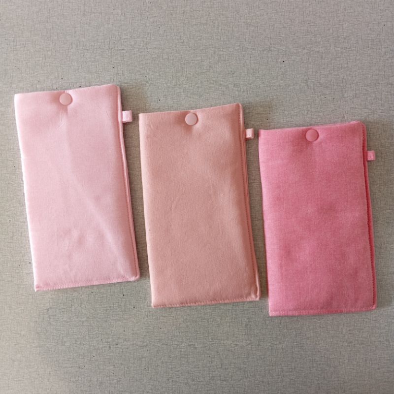 พร้อมส่ง! กระเป๋าใส่มือถือ ,ใส่แว่นกันแดดได้ ขนาด11*19 cm. , 11*20 cm.สีพาสเทลหวานๆ