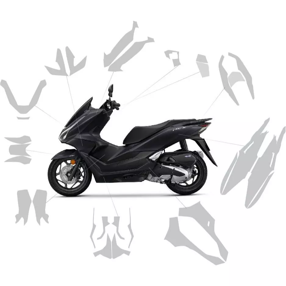 ฟิล์มกันรอยชุดสี HONDA PCX160 2025 thumbnail 4
