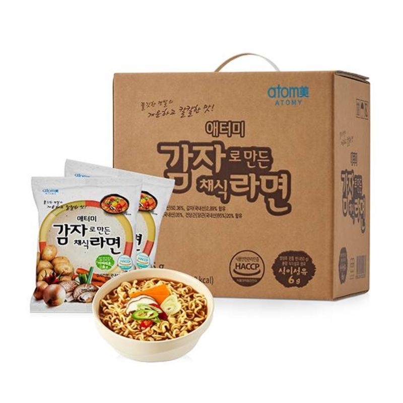 Potato ramen instant noodle (Made in Korea) 24 ซอง บะหมี่กึ่งสำเร็จรูป