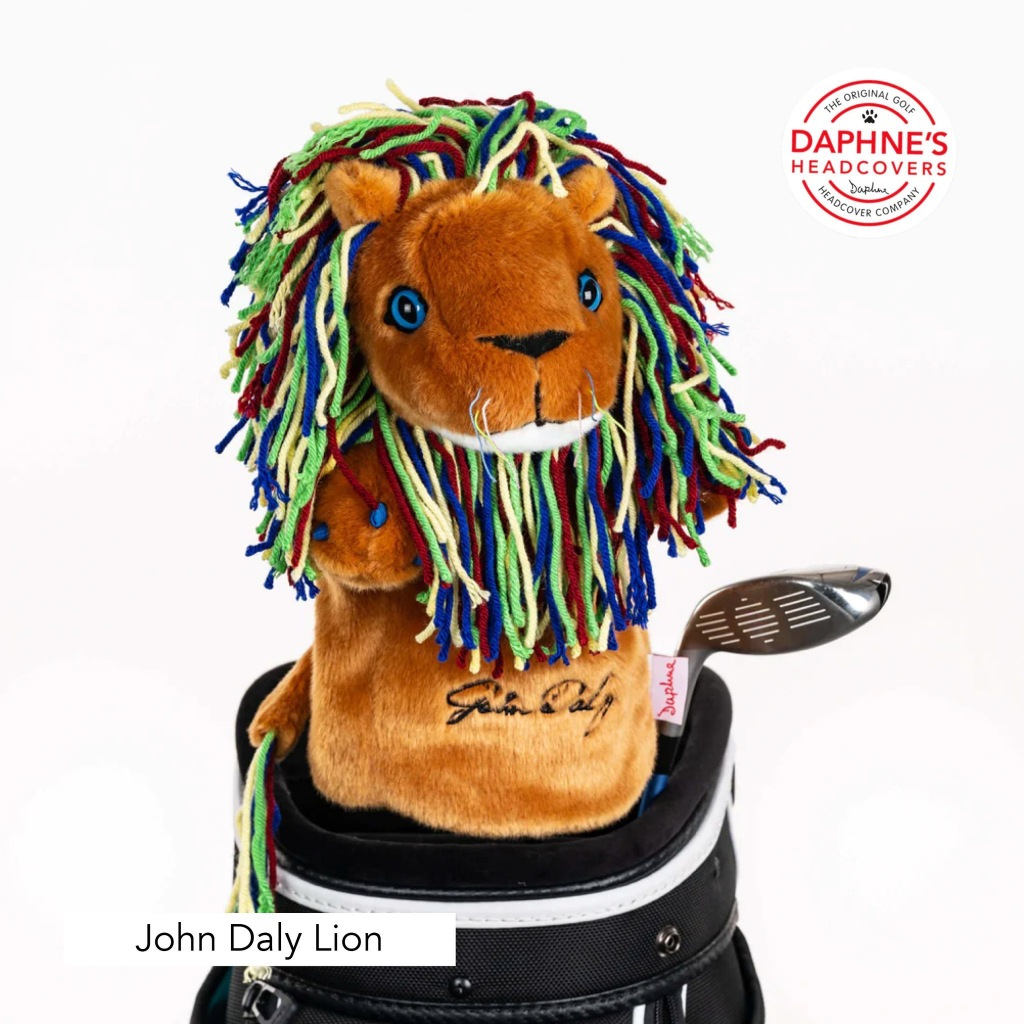 DH Golf Head Cover For Driver John Daly Lion ปลอกคลุมหัวไม้กอล์ฟ