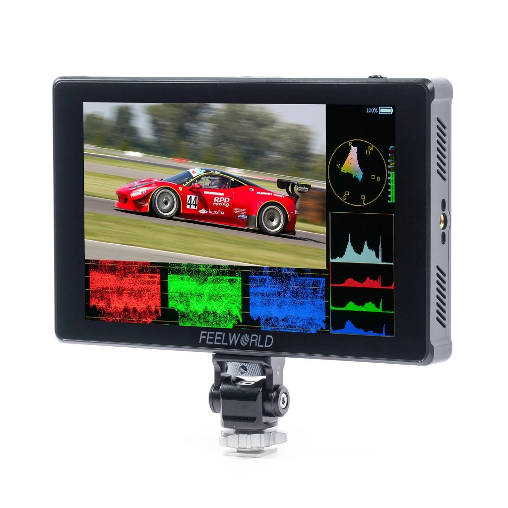 Feelworld F7 PLUS 7 นิ้ว 1200nit High Bright Monitor with F970 Dummy [HDMI 4K60P] Touch Screen