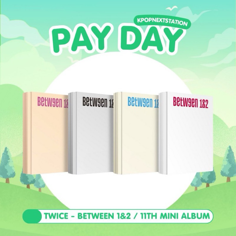 [ทักแชทรับโค้ดลด]พร้อมส่ง TWICE – 11TH MINI ALBUM [BETWEEN 1&2]