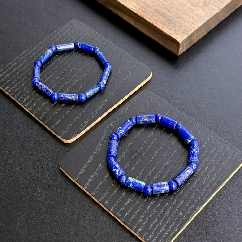 High Grade ✨  กำไลหินแท้ลาพิส ลาซูลี (Lapis Lazuli) 9mm 💙