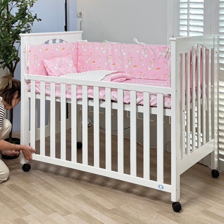 KITSO🎉NEW COLLECTIONS เตียงเด็กอ่อน รุ่น WALDEN🎈 ผลิตจากไม้ยางพาราแท้ ใช้สี non toxic ไม่มีสารตะกั่ว