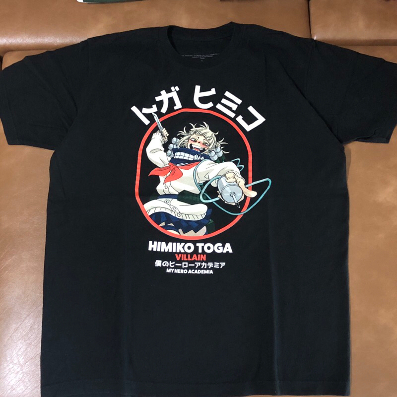 (มือ2) เสื้อยืด my hero academia : Himiko Toga ลิขสิทธิ์แท้ size L