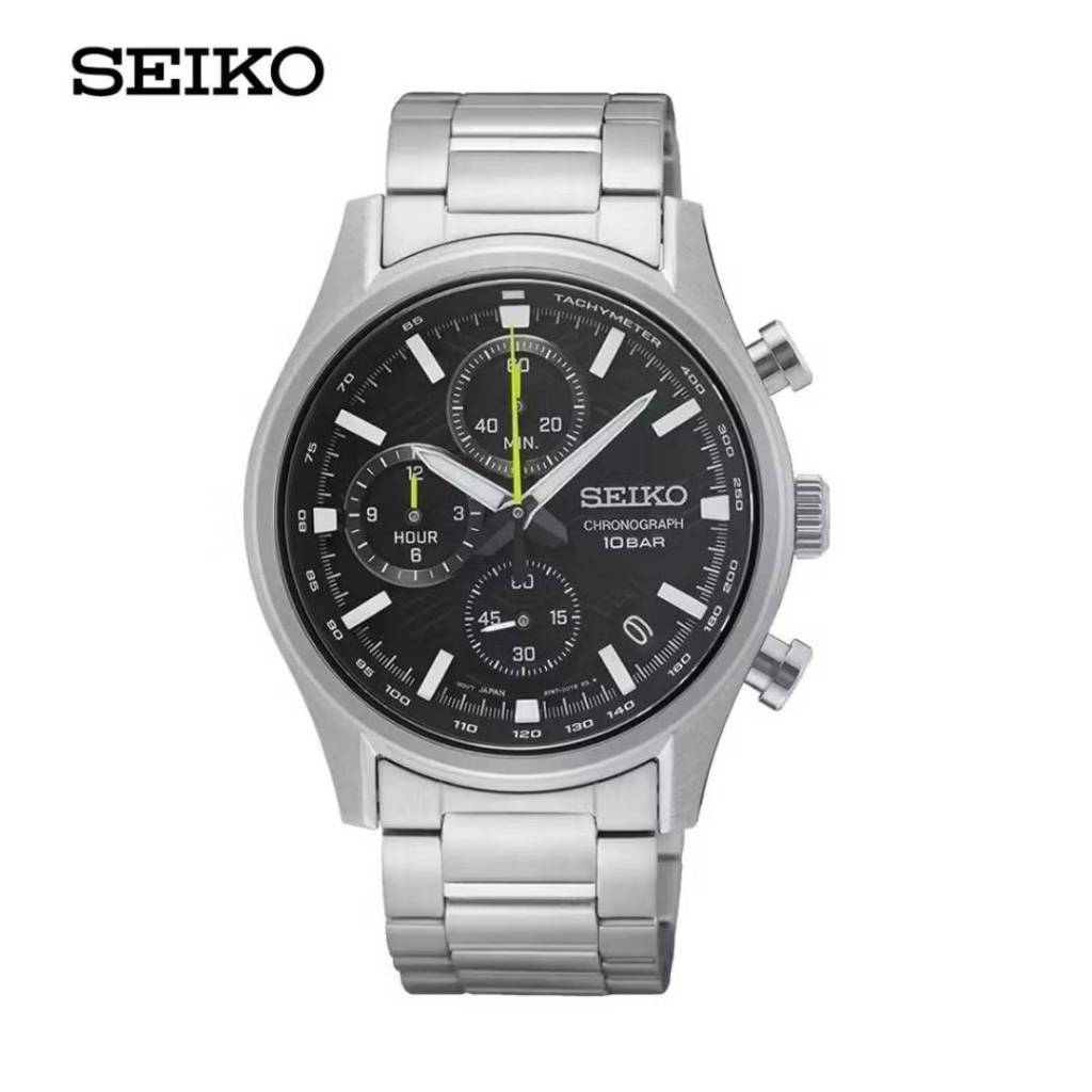 นาฬิกา Seiko Quartz Chronograph รุ่น SSB419P1 นาฬิกาข้อมือผู้ชาย กระจก Sapphire ของแท้ 100% ประกันศุนย์ Seiko ไทย