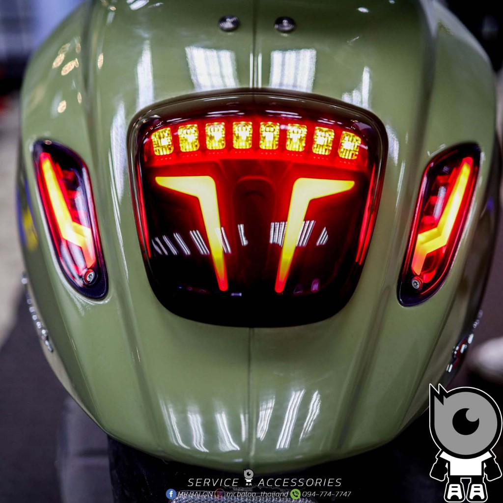 GORGEOUS ไฟเลี้ยว ไฟท้ายแต่ง สำหรับ New Vespa Sprint / Primavera