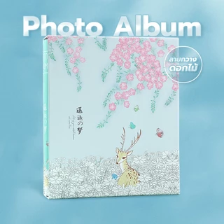 doti อัลบั้มเก็บรูปภาพ 6นิ้ว พร้อมซองแบบแข็ง เก็บได้ 200 รูป มีหลายลายให้เลือก