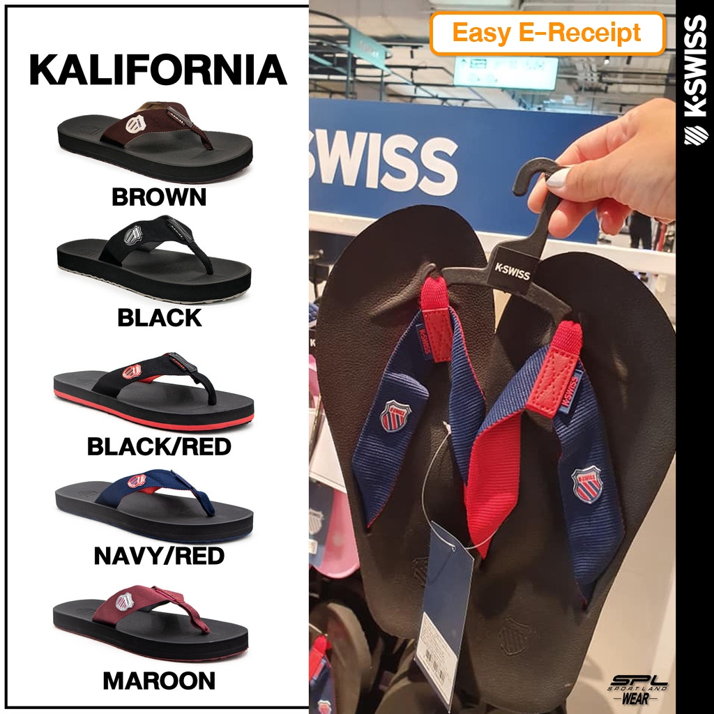K-Swiss Collection เคสวิส รองเท้าแตะ รองเท้าลำลอง UX Kalifornia THTPI230201U / KSW24SDU007WHS (295)