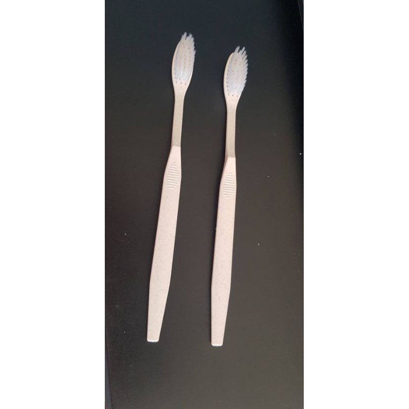 ชุดแปรงฟันโรงแรม ชุดของใช้ในห้องน้ำโรงแรม แปรงสีฟันย่อยสลาย+ยาสีฟัน 3กรัมบรรจุซองอีโค่  แพคละ100ชุด - รูปที่ 3