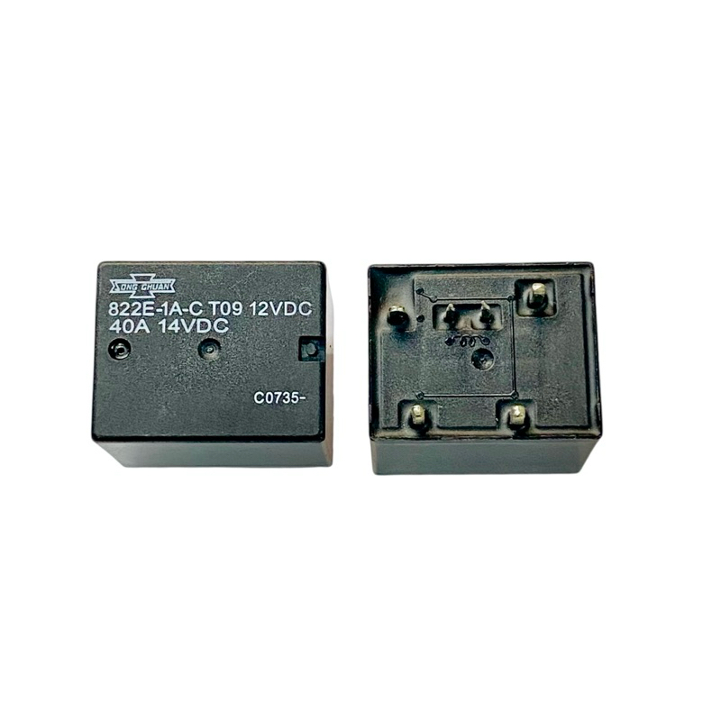 Relay 822E-1A-C T09 -DC12V-6ขา 40A(ราคาต่อ 1ชิ้น)ขนาด 21x26x21mm มีพร้อมส่งในไทย