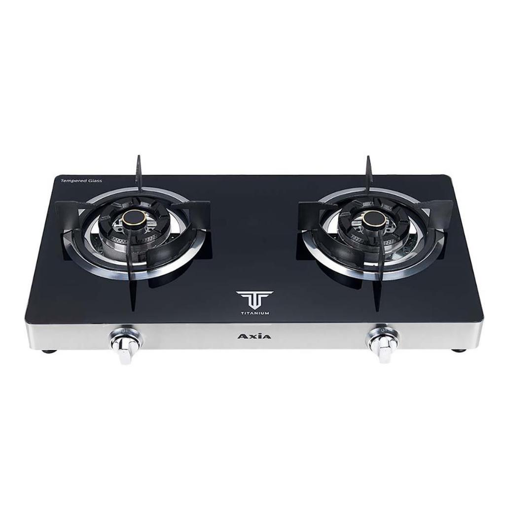 เตาแก๊สแบบตั้งโต๊ะ AXIA ซีรีส์ TITANIUM รุ่น TITANIUM BLACK ขนาด 72 ซม.