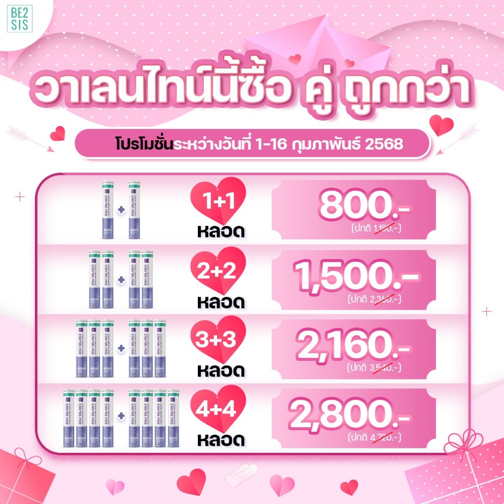 ซื้อคู่ ถูกกว่า Daily Balance เม็ดฟู่ ลดน้ำตาล ความดัน ไขมัน ในเลือด