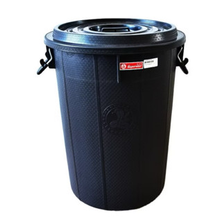 ถังใส่น้ำตรางูสีดำ ถังเก็บน้ำ ถังขยะ เบอร์30 ขนาดจุ100ลิตร