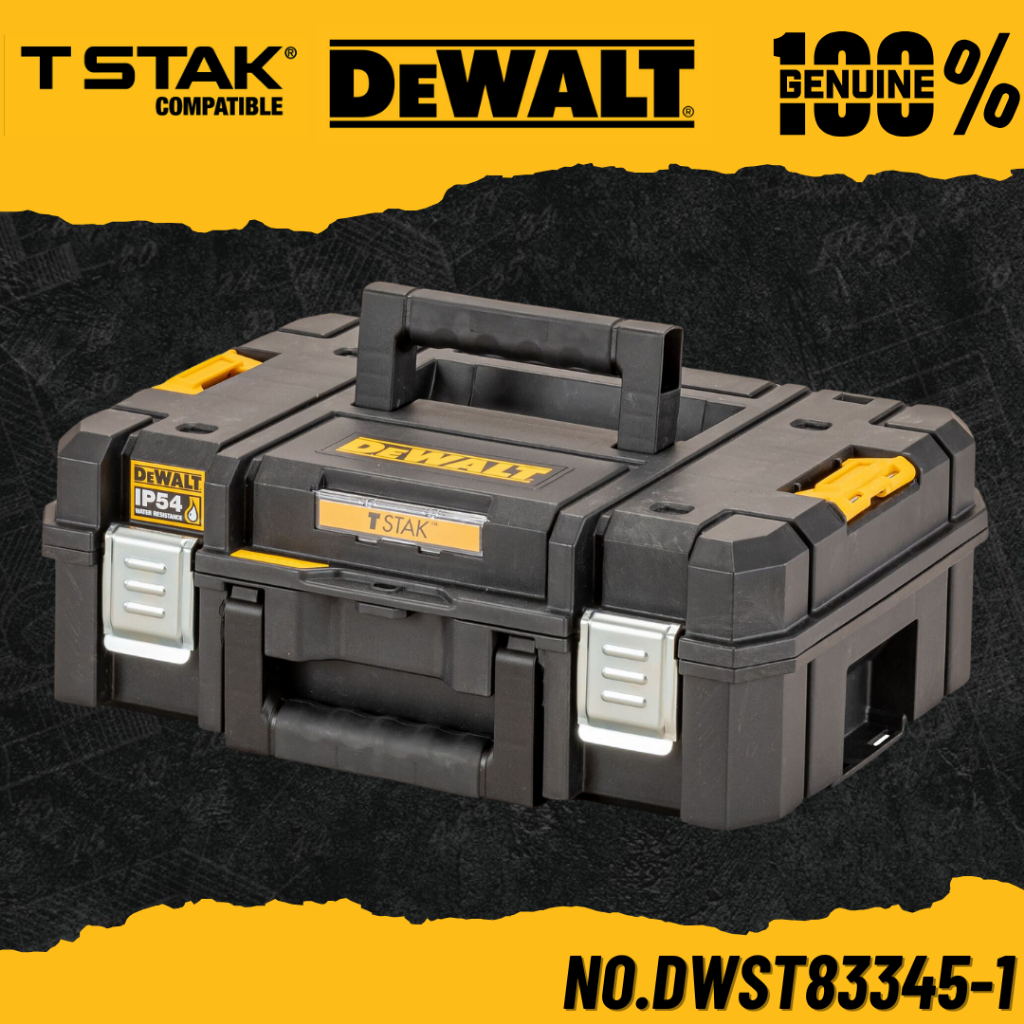 DEWALT กล่องเครื่องมือ TSTAK ขนาดมาตรฐาน No.DWST83345-1