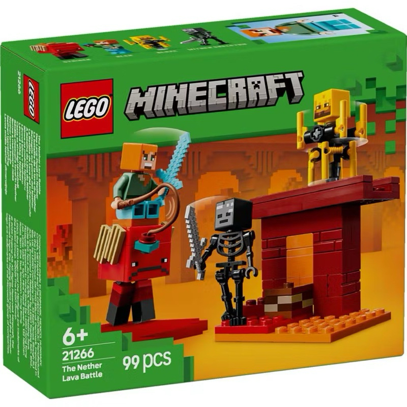 LEGO® Minecraft® The Nether Lava Battle 21266 by Bricks_Kp