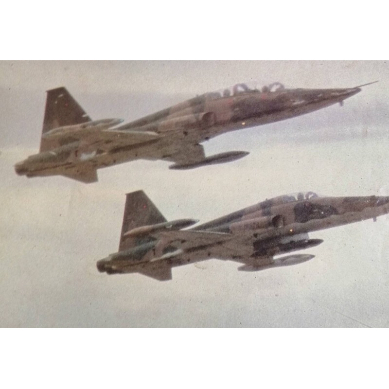 โมเดล เครื่องบินรบ ขับไล่ F-5B ฝูงบินขับไล่ที่ 13 สายฟ้า Lightning ลายพรางเวียดนามขนาด 1/144 ของ ทอ.