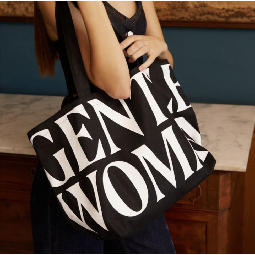 กระเป๋า GENTLEWOMAN แท้ GW Canvas Tote Bag/มีแท็ก + 🛍️ถุง GENTLEWOMAN Club
