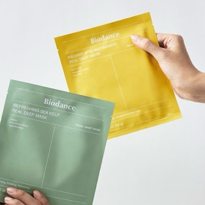 BIODANCE Real Deep Mask / Bio - Collagen / Hydro Cera-Nol /Radiant Vita Niacinamide/Refreshing Sea Kelp มาส์กหน้า 4 สูตร