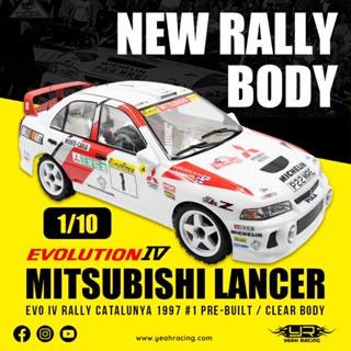 Yeah Racing 1/10 Mitubishi Lancer EVO IV Rally Catalunya 199…