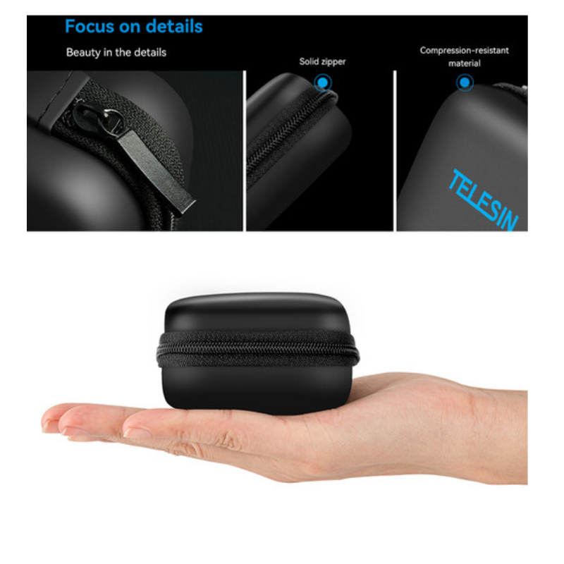 Telesin Mini Camera Bag Case for GoPro Hero 13/12/11/10/9/8/7/6/5