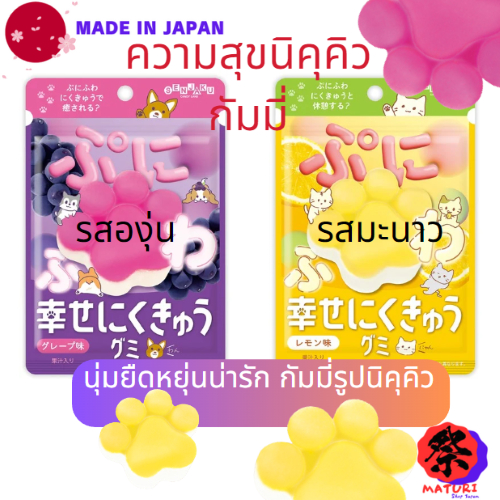 【Direct from Japan】เซ็นจาคุ อาเมะ ฮอนโป ความสุข นิคุคิว กัมมี่ 30ก.